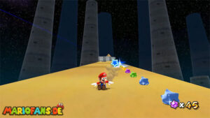 Slipsand Galaxy — Super Mario Galaxy 2 walkthrough route