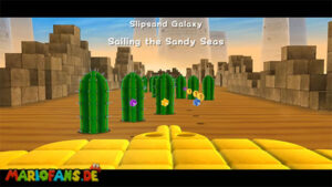 Slipsand Galaxy — Super Mario Galaxy 2 walkthrough route