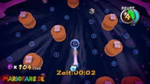 Ghostly Galaxy — Super Mario Galaxy walkthrough route