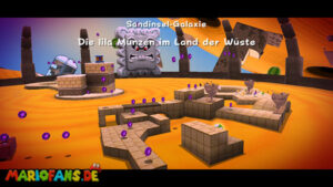 Dusty Dune Galaxy — Super Mario Galaxy walkthrough route