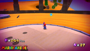 Dusty Dune Galaxy — Super Mario Galaxy walkthrough route