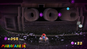 Deep Dark Galaxy — Super Mario Galaxy walkthrough route
