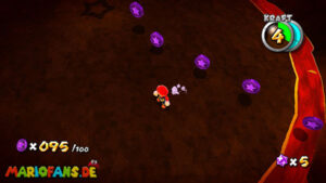 Melty Molten Galaxy — Super Mario Galaxy walkthrough route