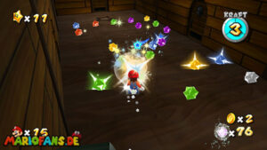 Space Junk Galaxy — Super Mario Galaxy walkthrough route