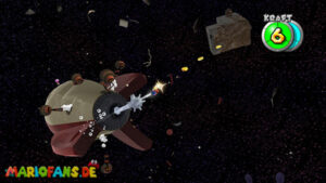 Space Junk Galaxy — Super Mario Galaxy walkthrough route