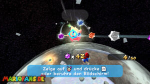 Space Junk Galaxy — Super Mario Galaxy walkthrough route