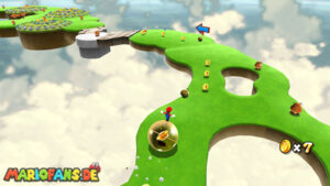 Rolling Green Galaxy — Super Mario Galaxy walkthrough route