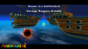 Bowser Jr.'s Airship Armada — Super Mario Galaxy walkthrough route