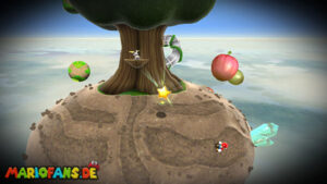 Gusty Garden Galaxy — Super Mario Galaxy walkthrough route