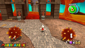 Freezeflame Galaxy — Super Mario Galaxy walkthrough route