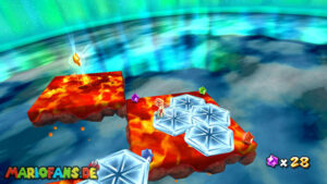 Freezeflame Galaxy — Super Mario Galaxy walkthrough route