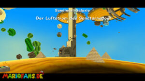 Dusty Dune Galaxy — Super Mario Galaxy walkthrough route