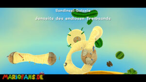Dusty Dune Galaxy — Super Mario Galaxy walkthrough route
