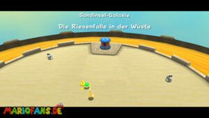 Dusty Dune Galaxy — Super Mario Galaxy walkthrough route