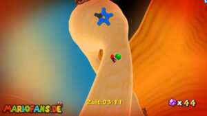Dusty Dune Galaxy — Super Mario Galaxy walkthrough route