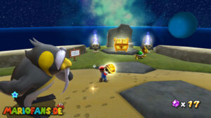 Bigmouth Galaxy — Super Mario Galaxy walkthrough route