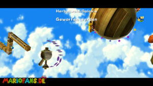 Gold Leaf Galaxy — Super Mario Galaxy walkthrough route