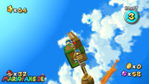 Gold Leaf Galaxy — Super Mario Galaxy walkthrough route