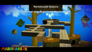 Gold Leaf Galaxy — Super Mario Galaxy walkthrough route