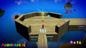 Gold Leaf Galaxy — Super Mario Galaxy walkthrough route