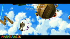 Gold Leaf Galaxy — Super Mario Galaxy walkthrough route