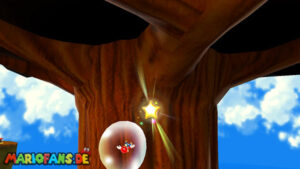 Gold Leaf Galaxy — Super Mario Galaxy walkthrough route