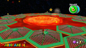 Bowser Jr.'s Lava Reactor — Super Mario Galaxy walkthrough route