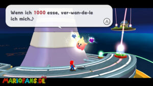 Sand Spiral Galaxy — Super Mario Galaxy walkthrough route