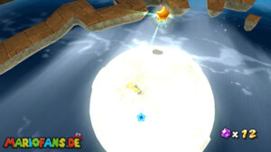 Sand Spiral Galaxy — Super Mario Galaxy walkthrough route