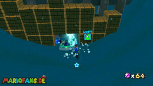 Deep Dark Galaxy — Super Mario Galaxy walkthrough route