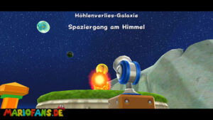 Deep Dark Galaxy — Super Mario Galaxy walkthrough route