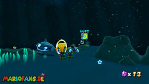 Deep Dark Galaxy — Super Mario Galaxy walkthrough route