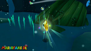 Deep Dark Galaxy — Super Mario Galaxy walkthrough route