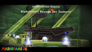 Deep Dark Galaxy — Super Mario Galaxy walkthrough route