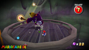 Deep Dark Galaxy — Super Mario Galaxy walkthrough route