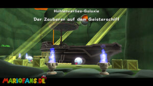 Deep Dark Galaxy — Super Mario Galaxy walkthrough route