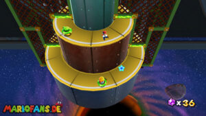 Dreadnought Galaxy — Super Mario Galaxy walkthrough route