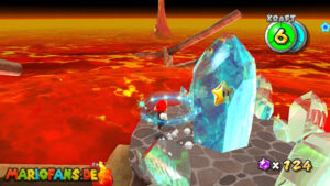 Melty Molten Galaxy — Super Mario Galaxy walkthrough route