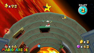 Melty Molten Galaxy — Super Mario Galaxy walkthrough route