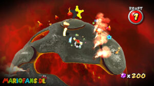 Melty Molten Galaxy — Super Mario Galaxy walkthrough route