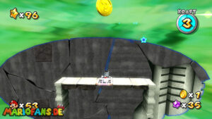 Matter Splatter Galaxy — Super Mario Galaxy walkthrough route