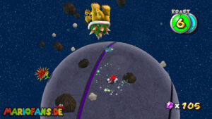 Bowser's Galaxy Reactor — Super Mario Galaxy walkthrough route