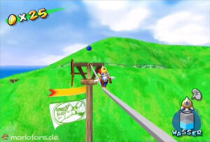 Super Mario Sunshine — collectible walkthrough screenshot