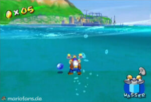 Super Mario Sunshine — collectible walkthrough screenshot