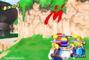Super Mario Sunshine — collectible walkthrough screenshot