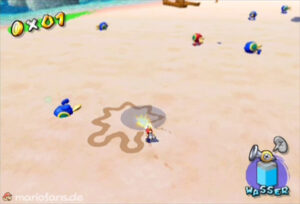 Super Mario Sunshine — collectible walkthrough screenshot