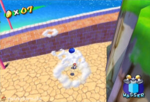 Super Mario Sunshine — collectible walkthrough screenshot