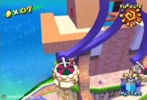 Super Mario Sunshine — collectible walkthrough screenshot