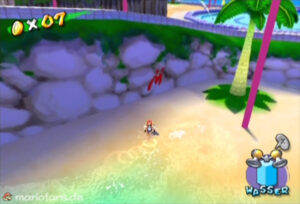 Super Mario Sunshine — collectible walkthrough screenshot
