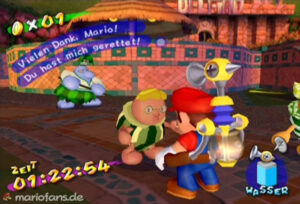 Super Mario Sunshine — collectible walkthrough screenshot